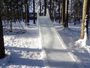 бизнес зимой на ледяных горках